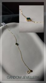 دستبند ونکلیف گل یشم